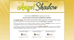 Desktop Screenshot of angelshadow.cz