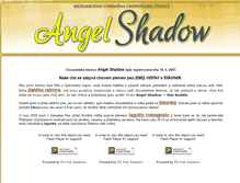 Tablet Screenshot of angelshadow.cz